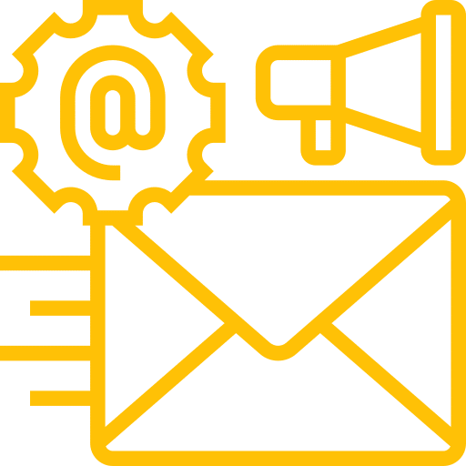 Icono de automatización de email con Malaguita Digital