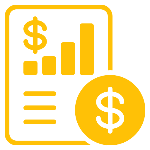 icono de control de presupuesto en campañas online